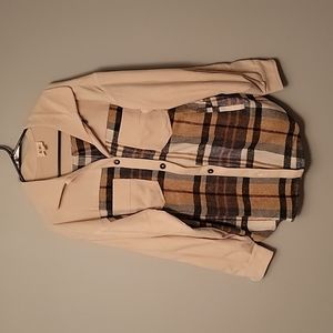 Women's Medium long sleeve button down  flannel